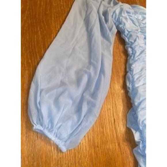 Hello Molly Blue Ruched Bodycon Mini Dress-2 - Picture 4 of 6